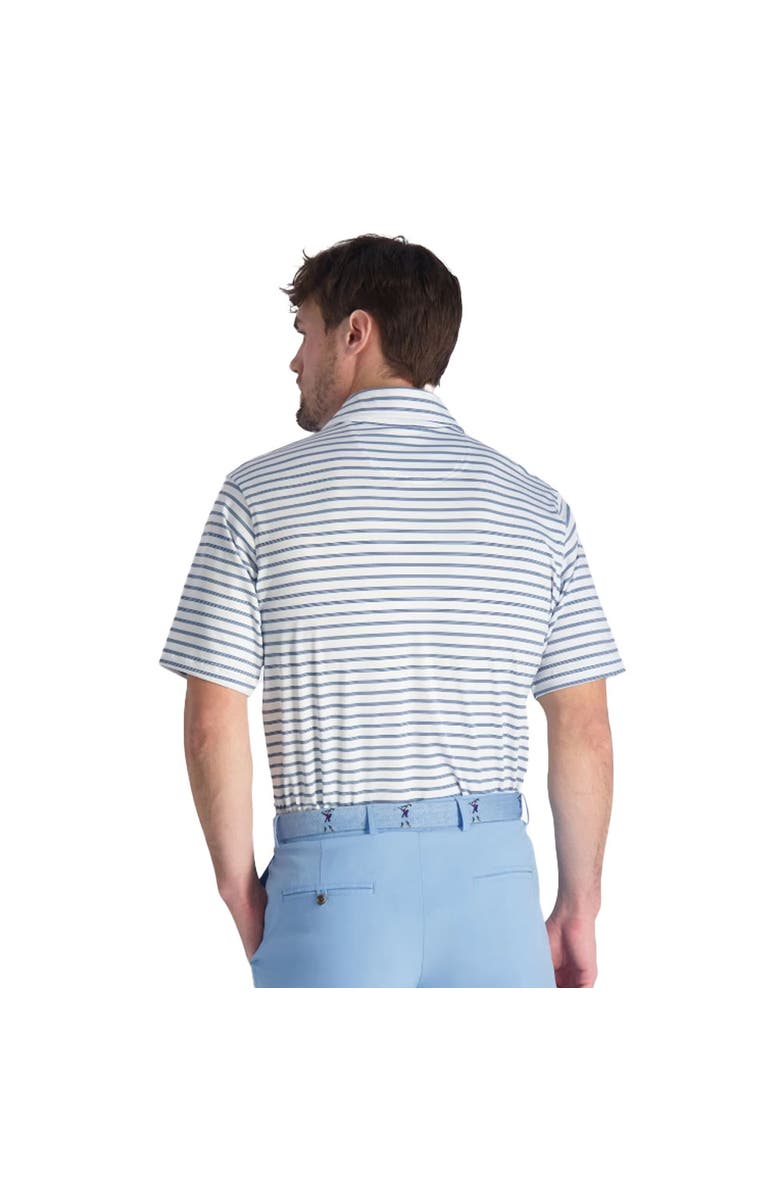 Fairway & Greene Daniel Stripe Mens Golf Polo, Alternate, color, White