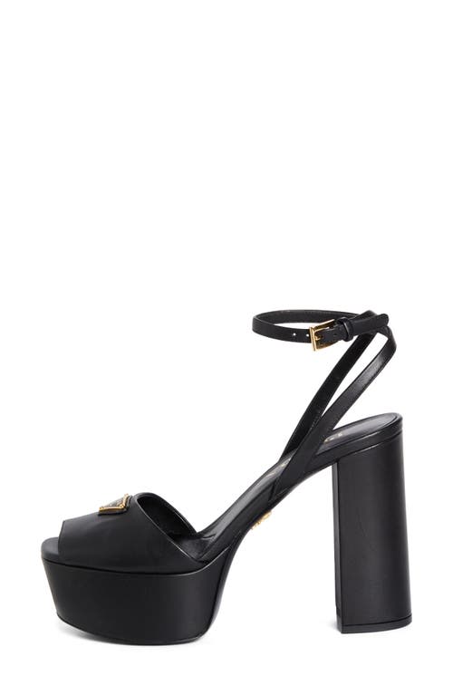 Prada Nappa Leather Platform Sandals