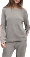 Barefoot Dreams® CozyChic® Ultra Lite® Heart Stripe Crewneck Lounge Top