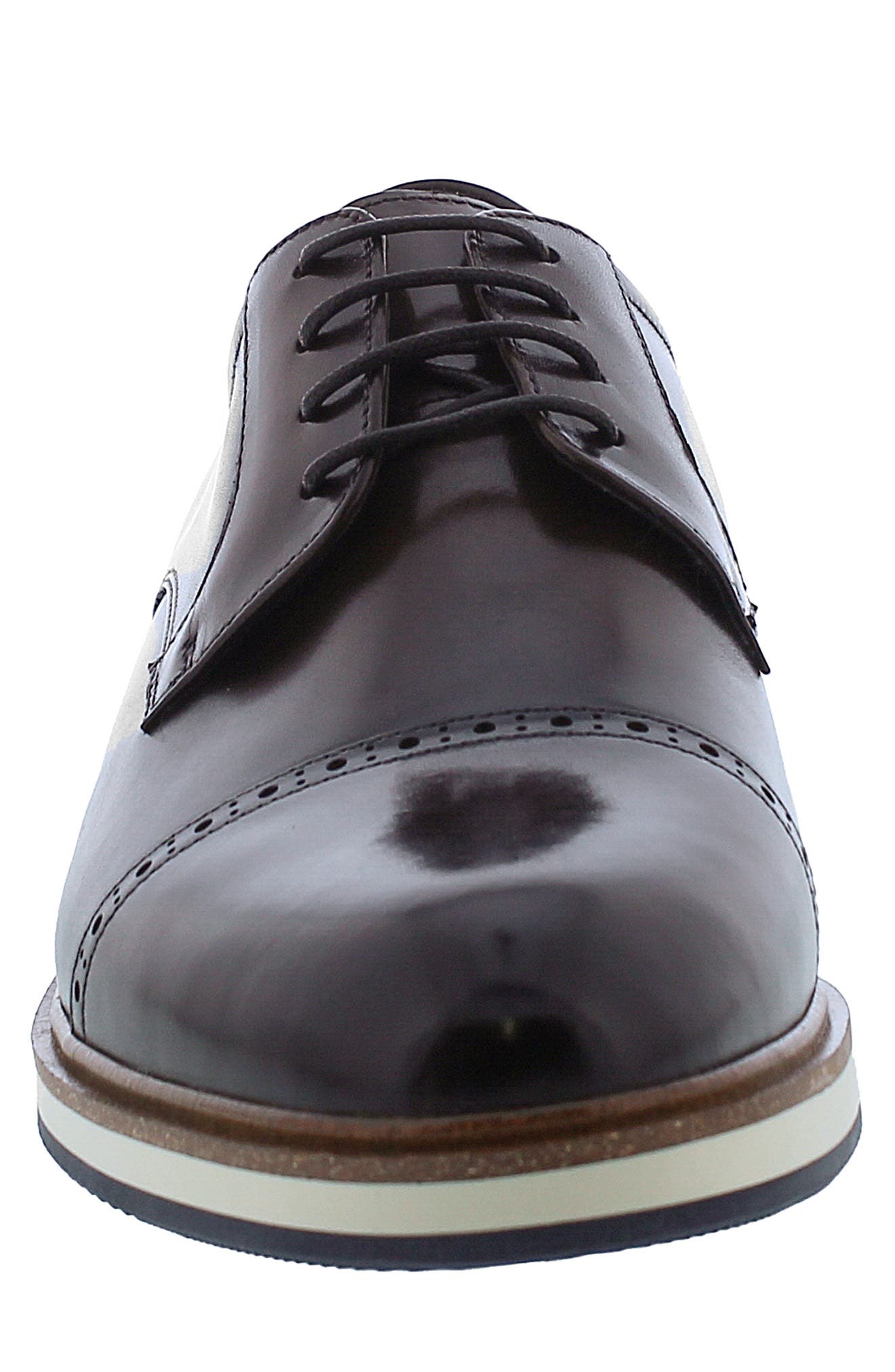 Strand Cap Toe Derby, Alternate, color, WHISKY