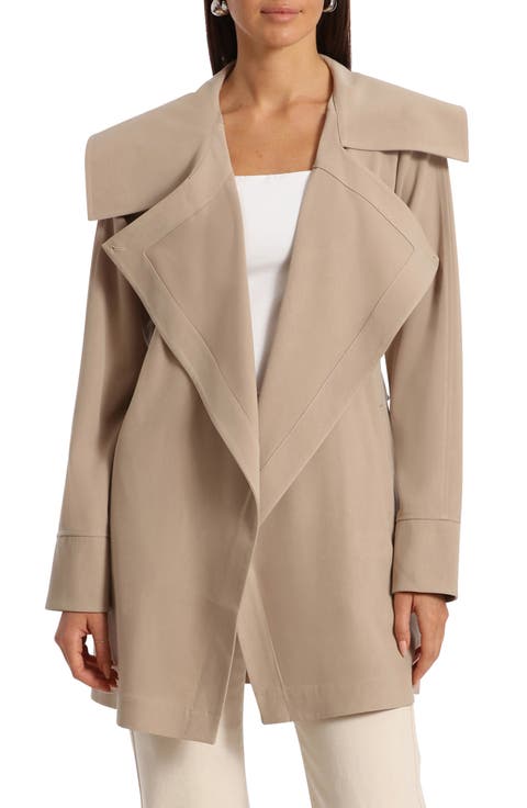 Drape Trench Coat
