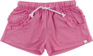 oh baby! Lottie Sparkle Ruffle Pocket Ruffle-Back Shorts