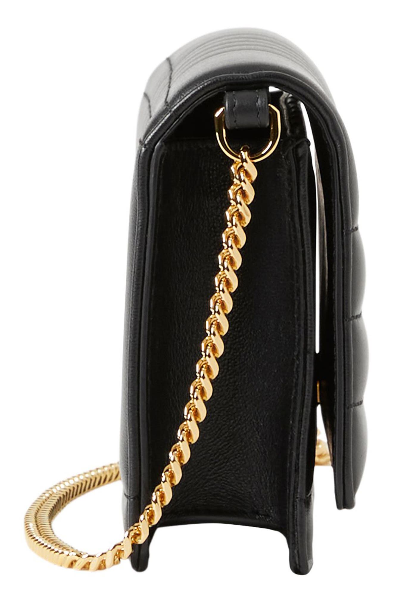 Burberry Lola Quilted Leather Crossbody Bag, Alternate, color, 