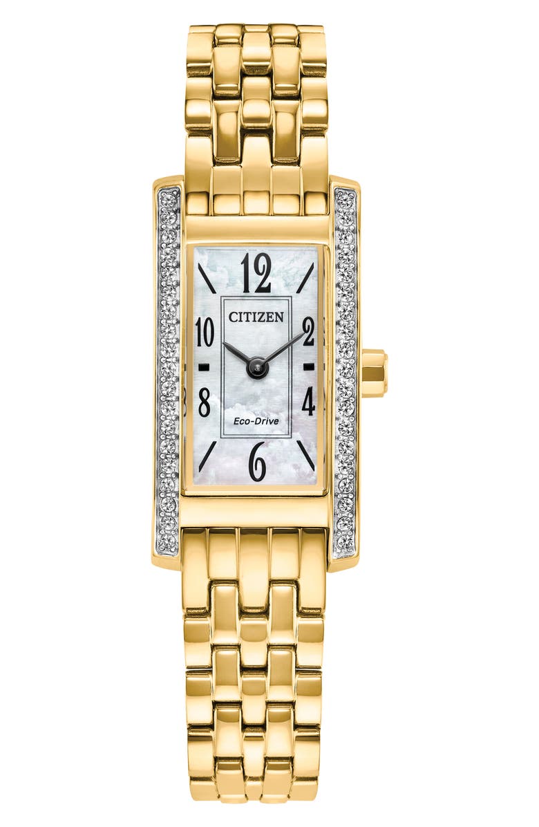 Citizen Petite Palidoro Bracelet Watch, 14.3mm, Main, color, Gold-Tone