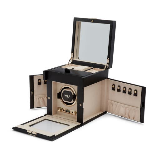 Wolf Palermo Single Watch Winder In Black Anthracite