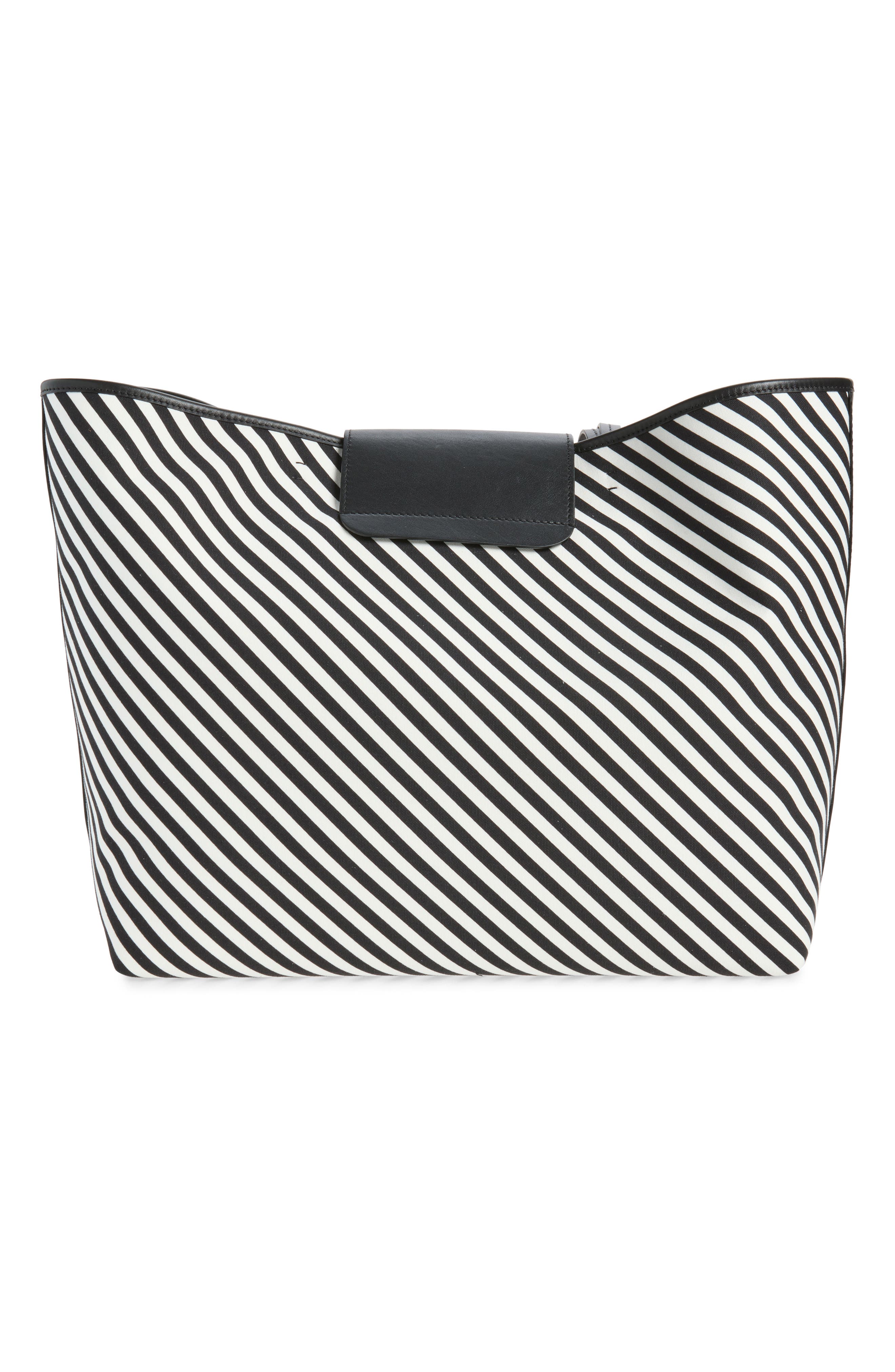 Large Canvas Tote, Alternate, color, BLACK MULTI GOLD 82