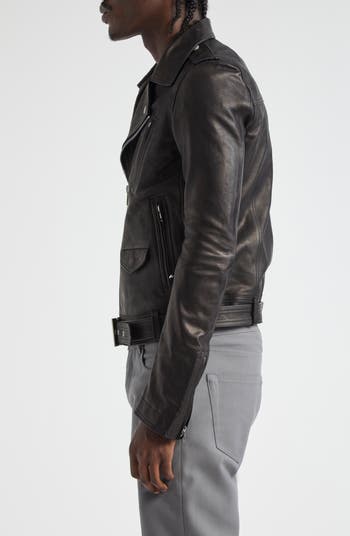 Rick Owens Luke Stooges Leather Moto Jacket | Nordstrom