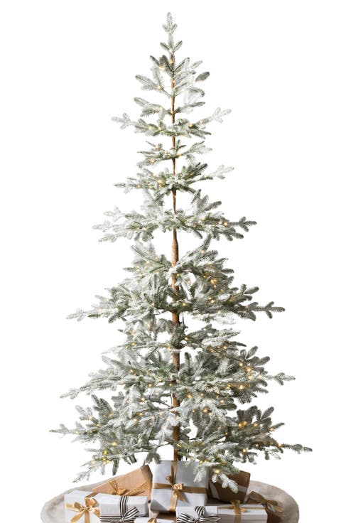 Frosted Alpine Balsam Fir Pre-Lit Artificial Tree