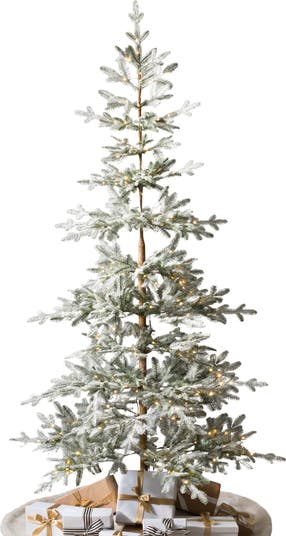 Frosted Alpine Balsam Fir Pre-Lit Artificial Tree