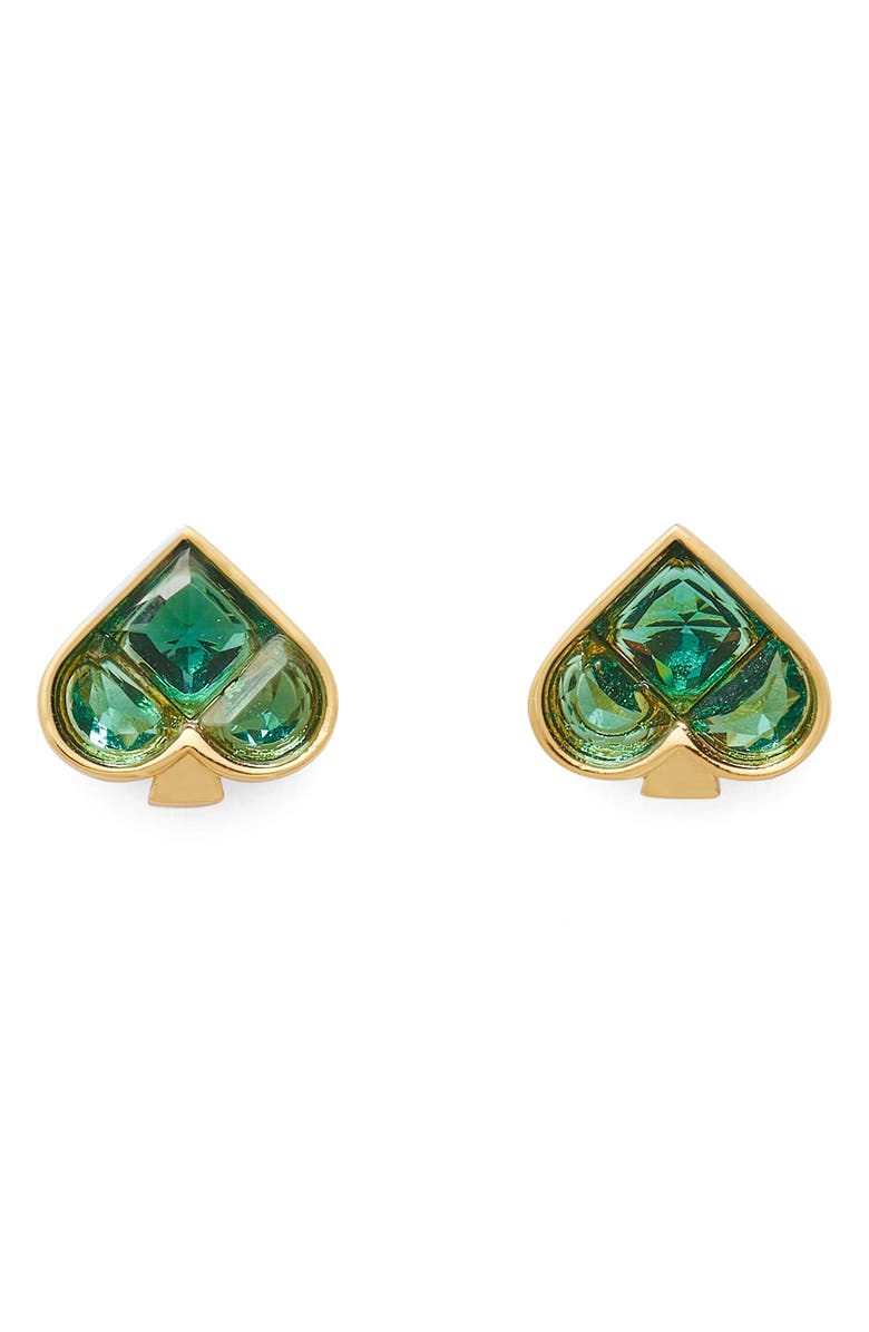 Kate Spade New York spade stud earrings, Main, color, 