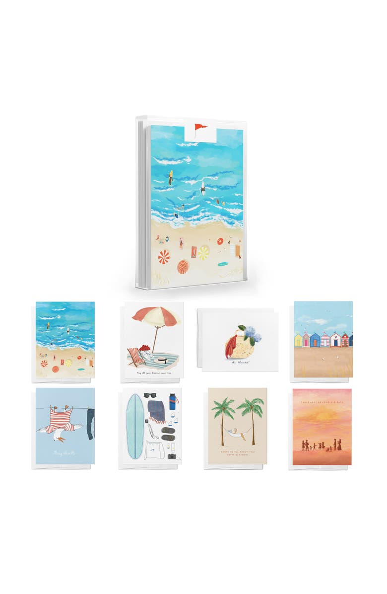 Ramus & Co Beach Days Greeting Card Pack Assorted Set, Main, color, Multi-Pack