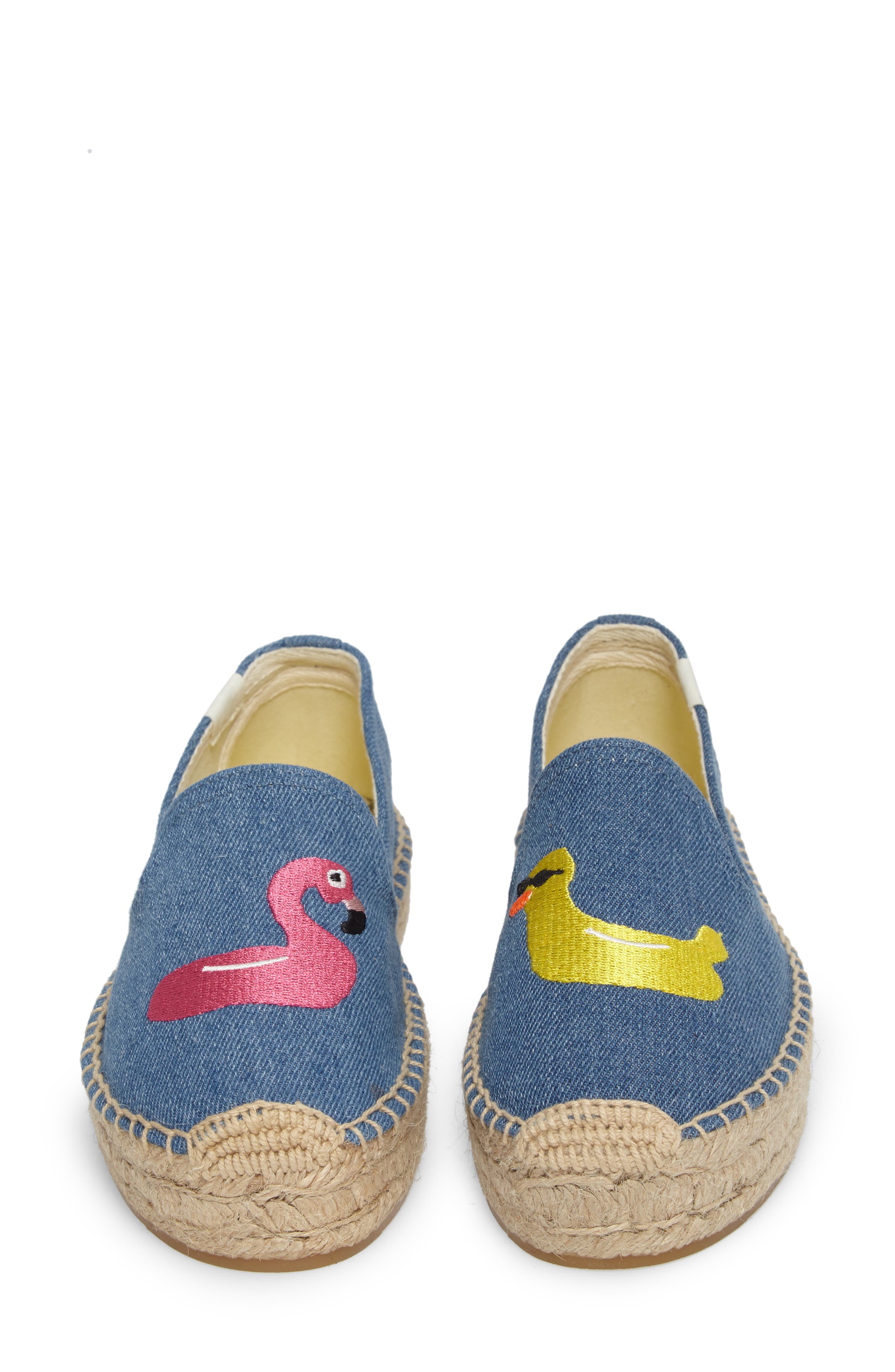 Soludos Embroidered Espadrille, Alternate, color, 