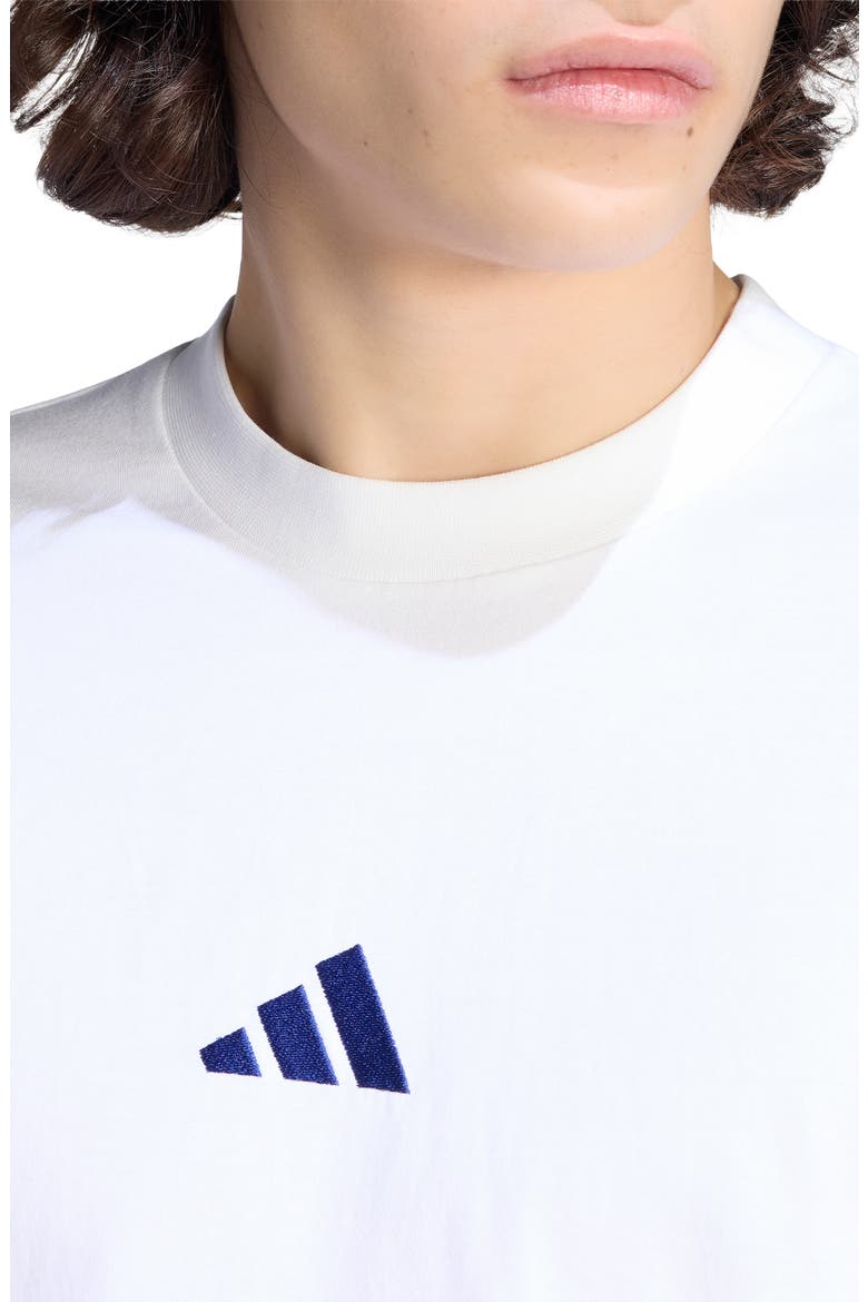 3-Stripes Tee, Alternate, color, WHITE/ INK/ INK/ INK