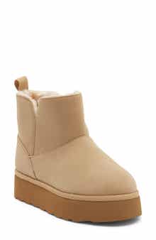 Kid's Ezra Faux Fur Lined Platform Bootie