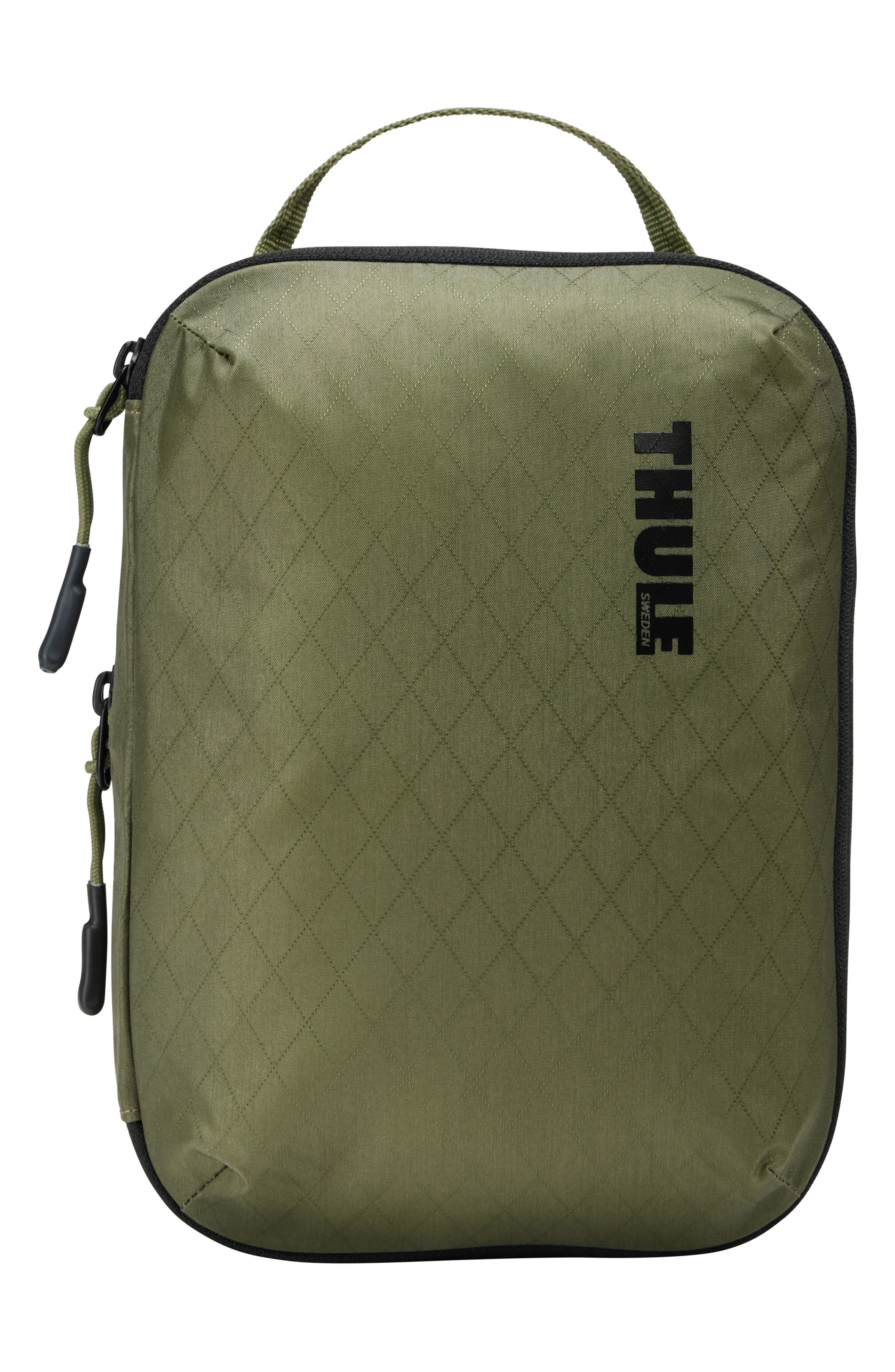 Thule Small Compression Nylon Ripstop Packing Cube, Main, color, Soft Green