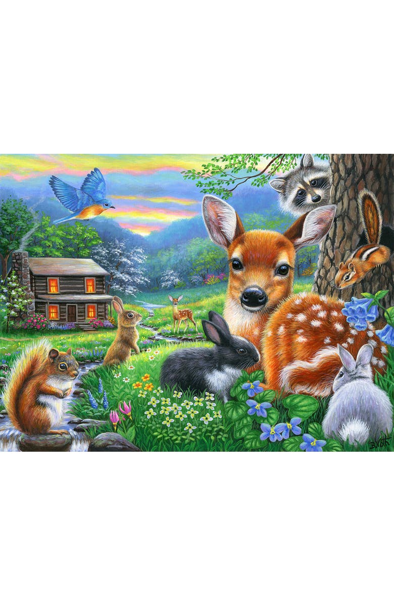 Sunsout Spring at the Cabin 500 piece Jigsaw Puzzle for Adults, Alternate, color, Multicolor