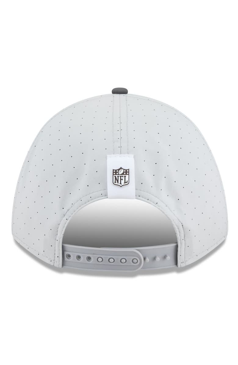 New Era Men's New Era Gray/Graphite Cleveland Browns 2025 NFL Training Camp A-Frame 9FORTY Adjustable Hat, Alternate, color, Gray