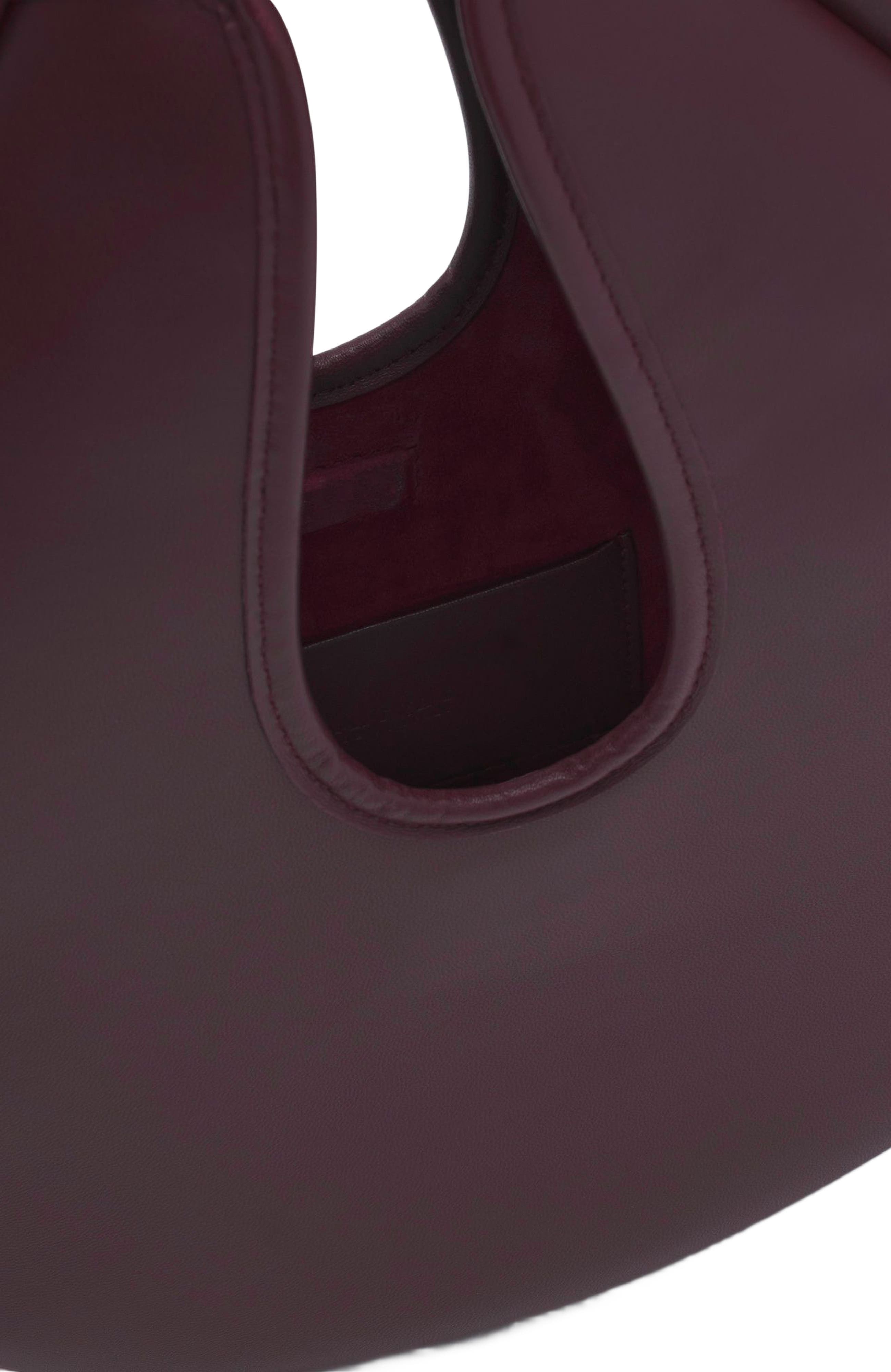 Lanvin Hobo Cymbal Leather Bag, Alternate, color, 