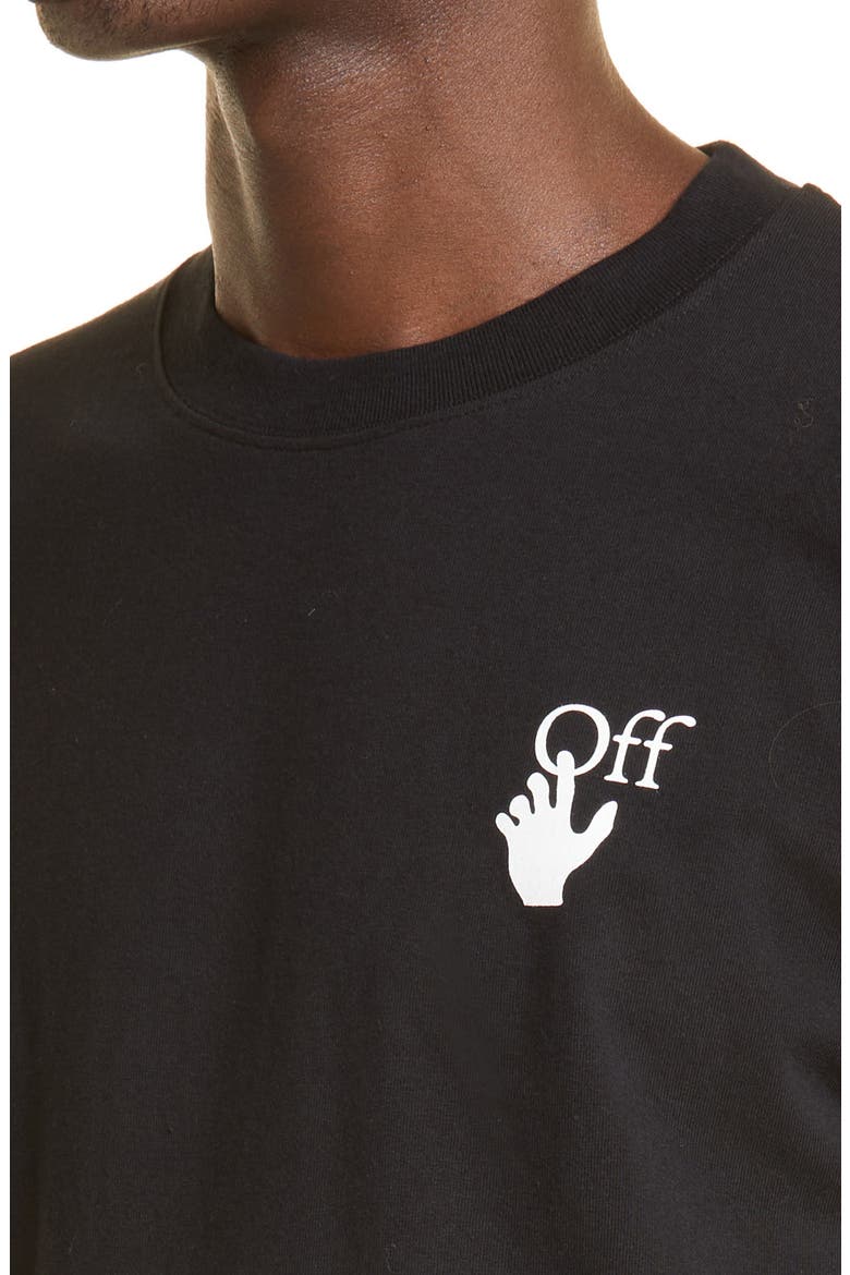 Gradient Ombré Arrows Graphic Tee, Alternate, color, BLACK MULTICO