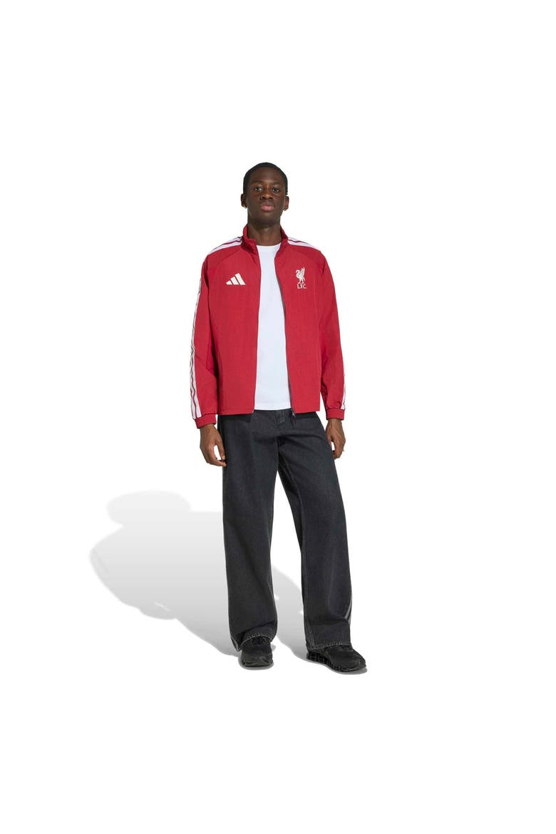 Men's adidas  Red Liverpool 2026 Full-Zip Anthem Jacket, Alternate, color, Red