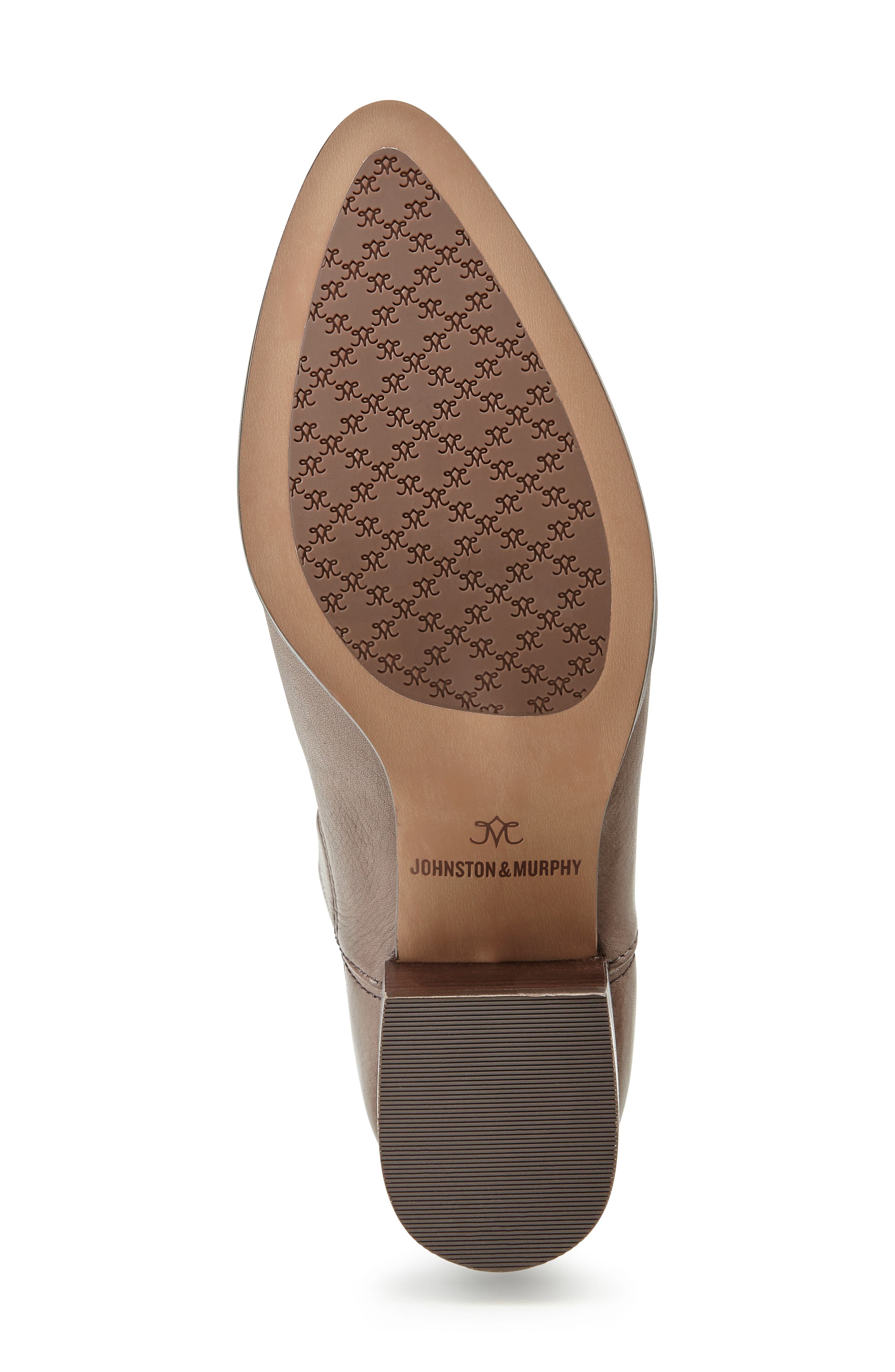 Johnston & Murphy Trista Chelsea Boot, Alternate, color, Gray Calfskin