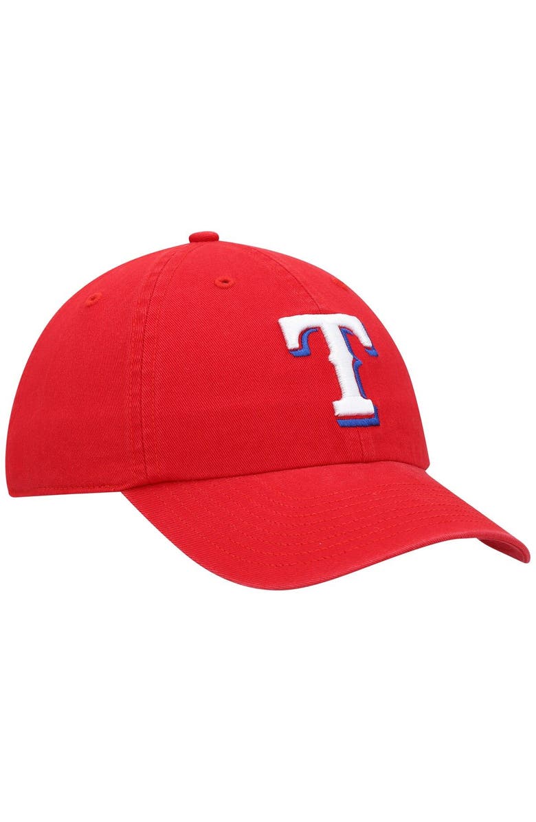 '47 Men's '47 Red Texas Rangers Clean Up Adjustable Hat, Alternate, color, Red
