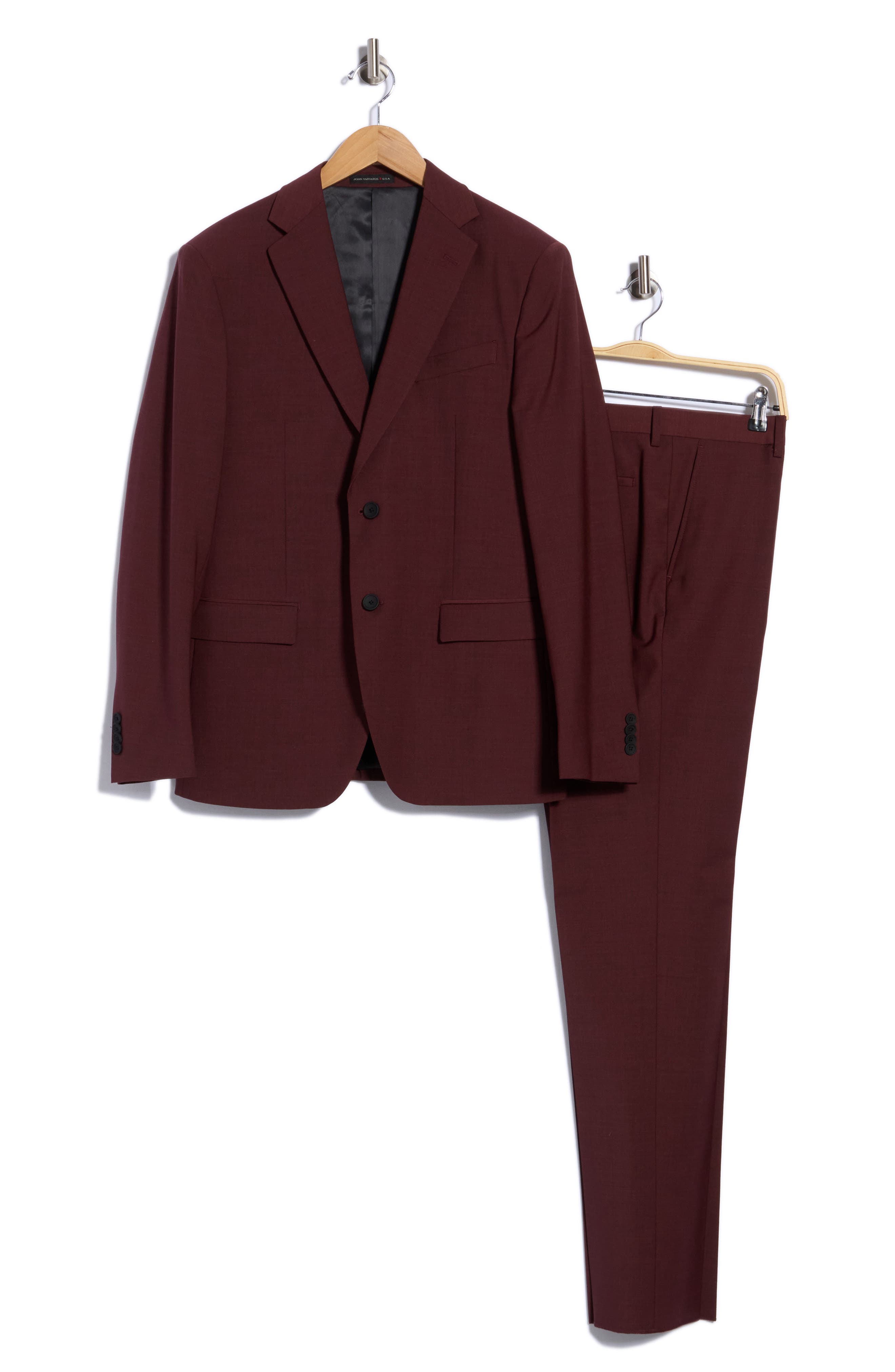Solid Two-Button Suit