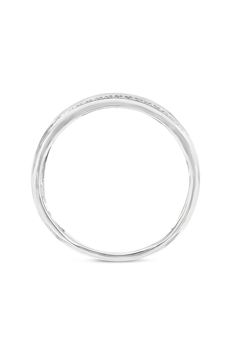 LuvMyJewelry Elysium 10K Gold Pavé Diamond Band Ring, Alternate, color, 10K White Gold