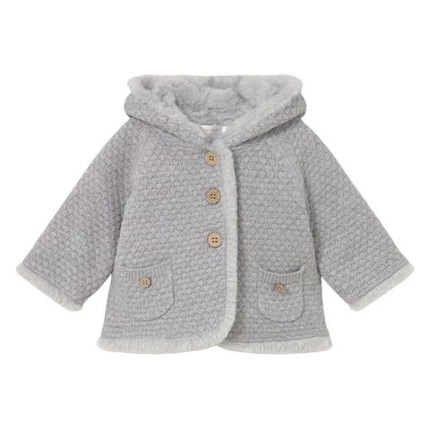 Knit Jacket with Faux Fur (Baby)