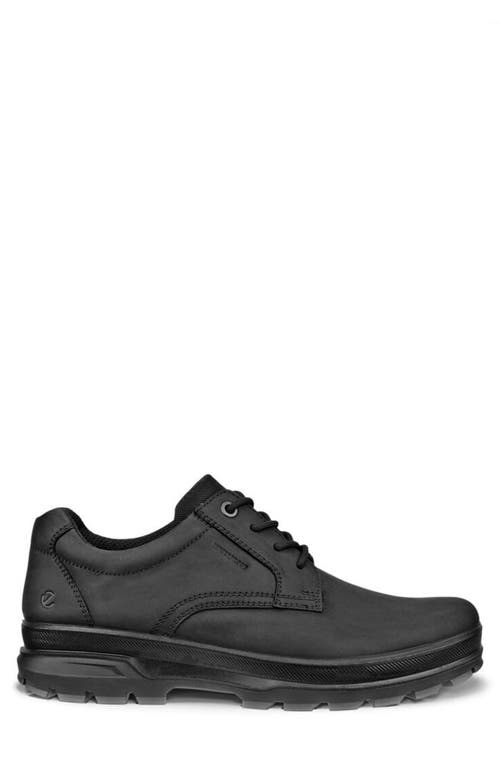 Ecco Track Waterproof Plain Toe Derby In Black