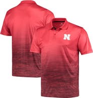 COLOSSEUM Men's Colosseum Scarlet Nebraska Huskers Marshall Polo