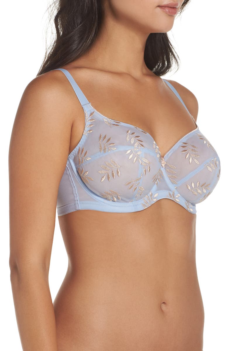 Panache 'Tango' Embroidered Underwire Balconette Bra, Alternate, color, 