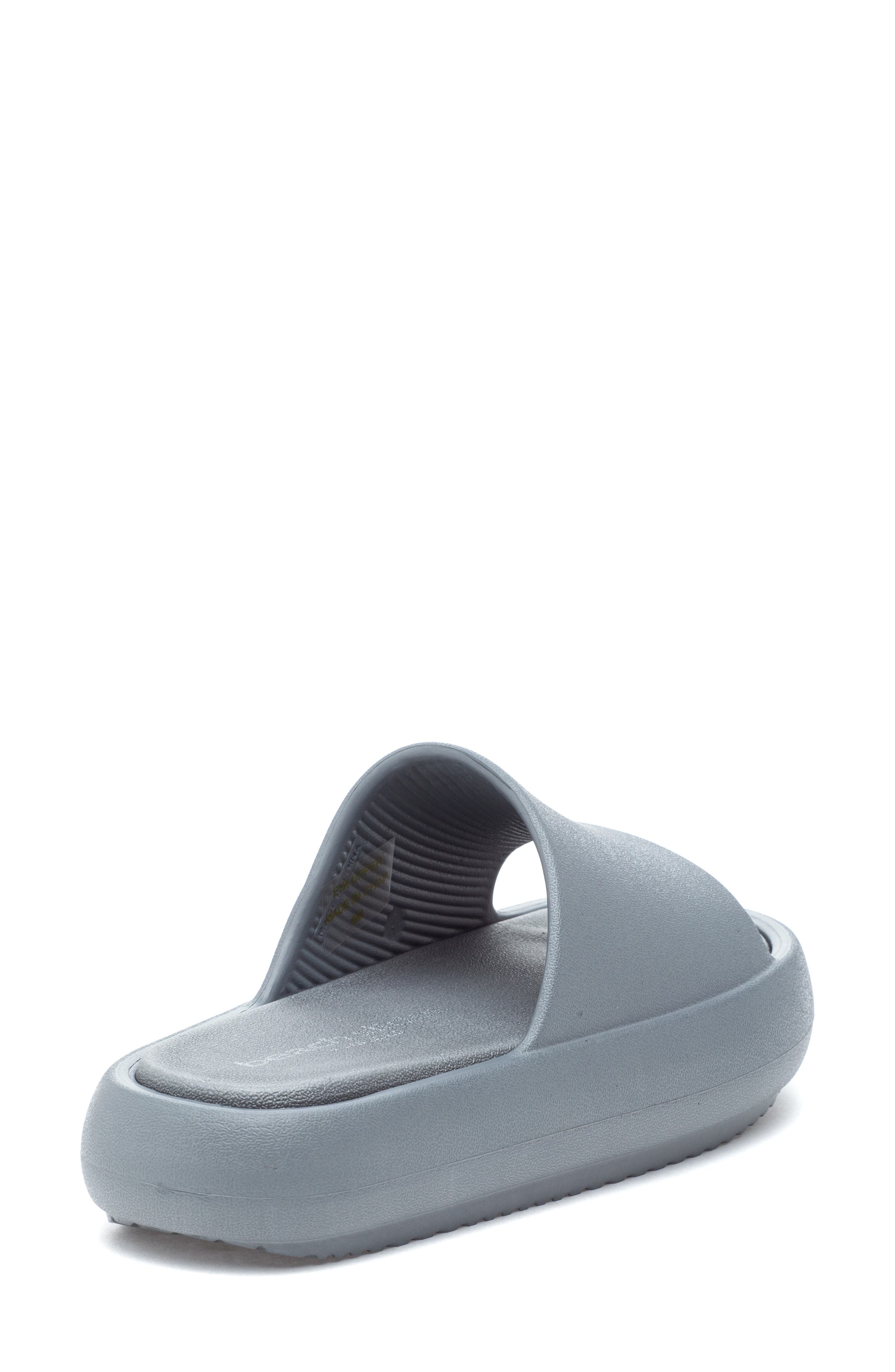 BEACH SLIDES Squish Slide Sandal, Alternate, color, GREY EVA