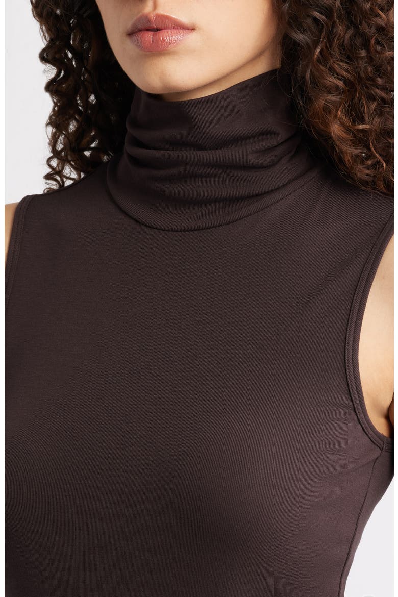 Wendel Sleeveless Turtleneck Top, Alternate, color, HICKORY - SPF