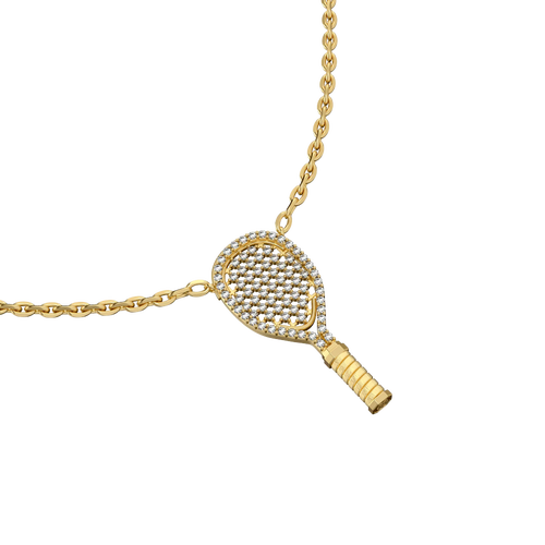Pascal The Tennis Necklace, White Diamond Pavé