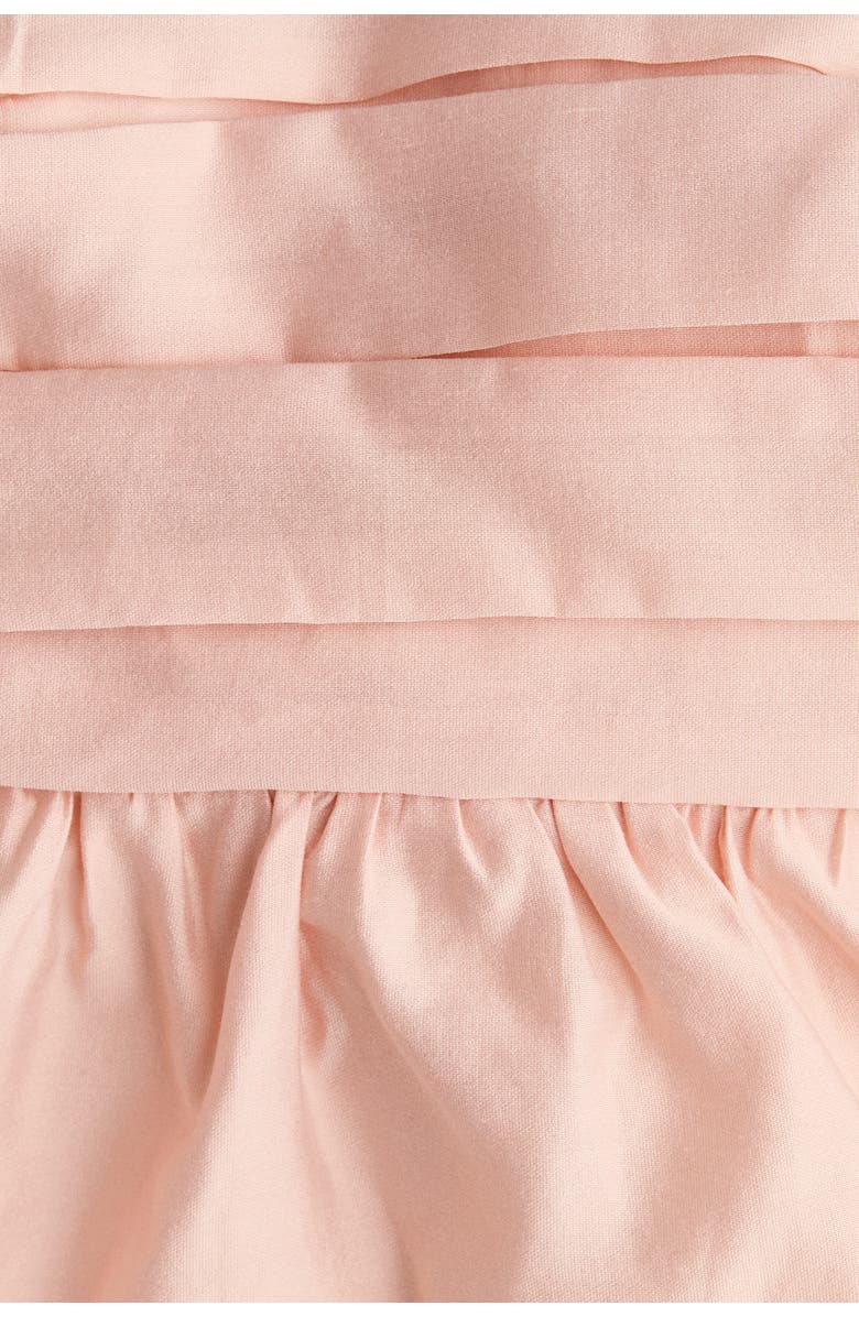 H&M Bubble-hem Bandeau Top, Alternate, color, Peach Pink