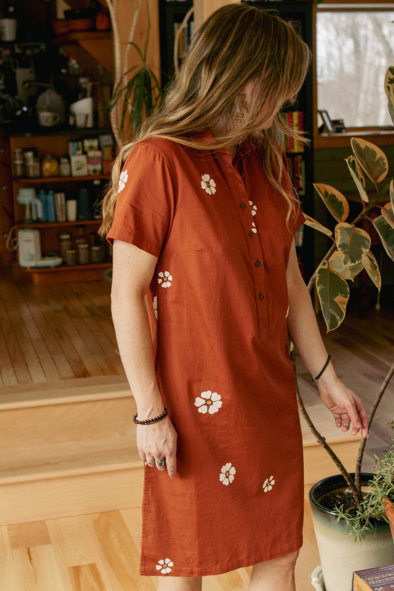 Delia Dress, Alternate, color, Redstone Bloom