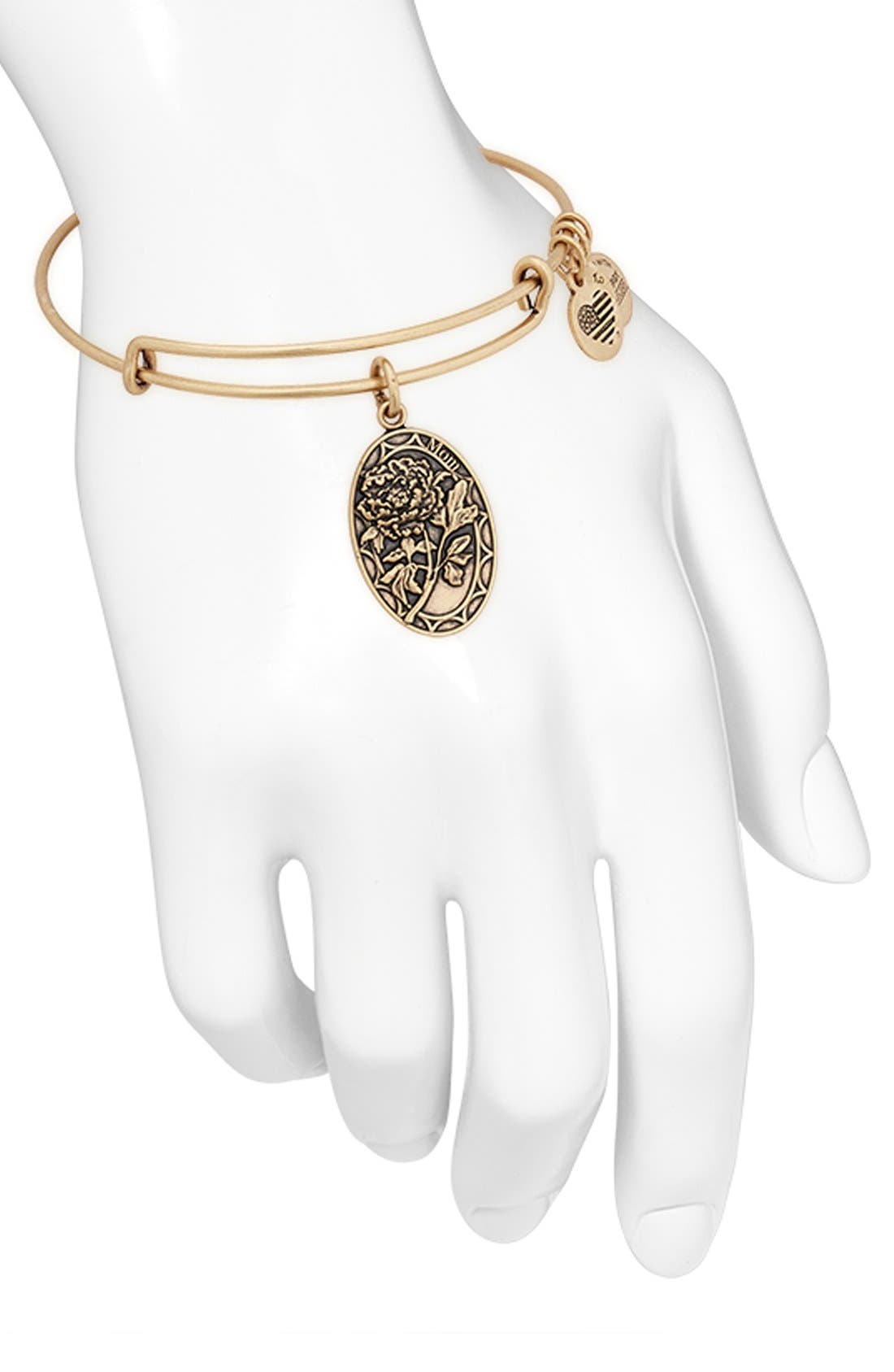 Alex and Ani 'I Love You Mom' Expandable Wire Bangle (Women) | Nordstrom
