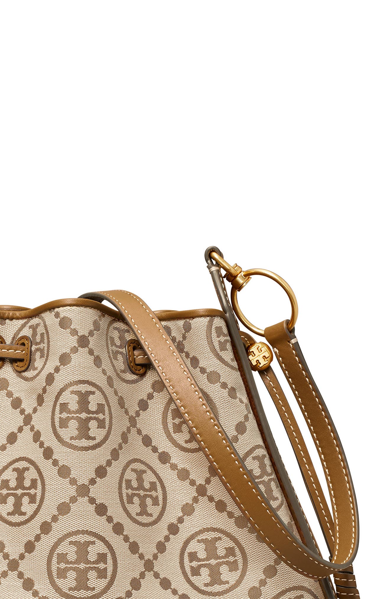 Tory Burch T Monogram Jacquard Bell Bag, Alternate, color, 