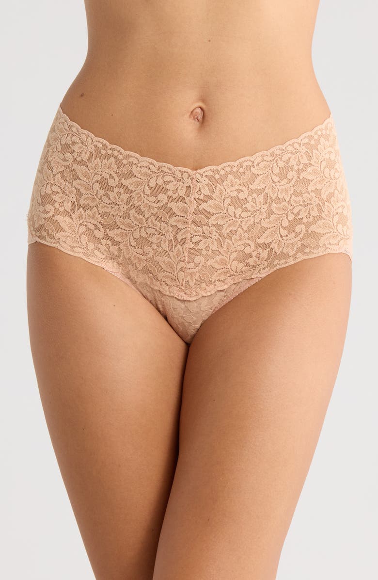 Hanky Panky Retro V-Kini Briefs, Main, color, Honey