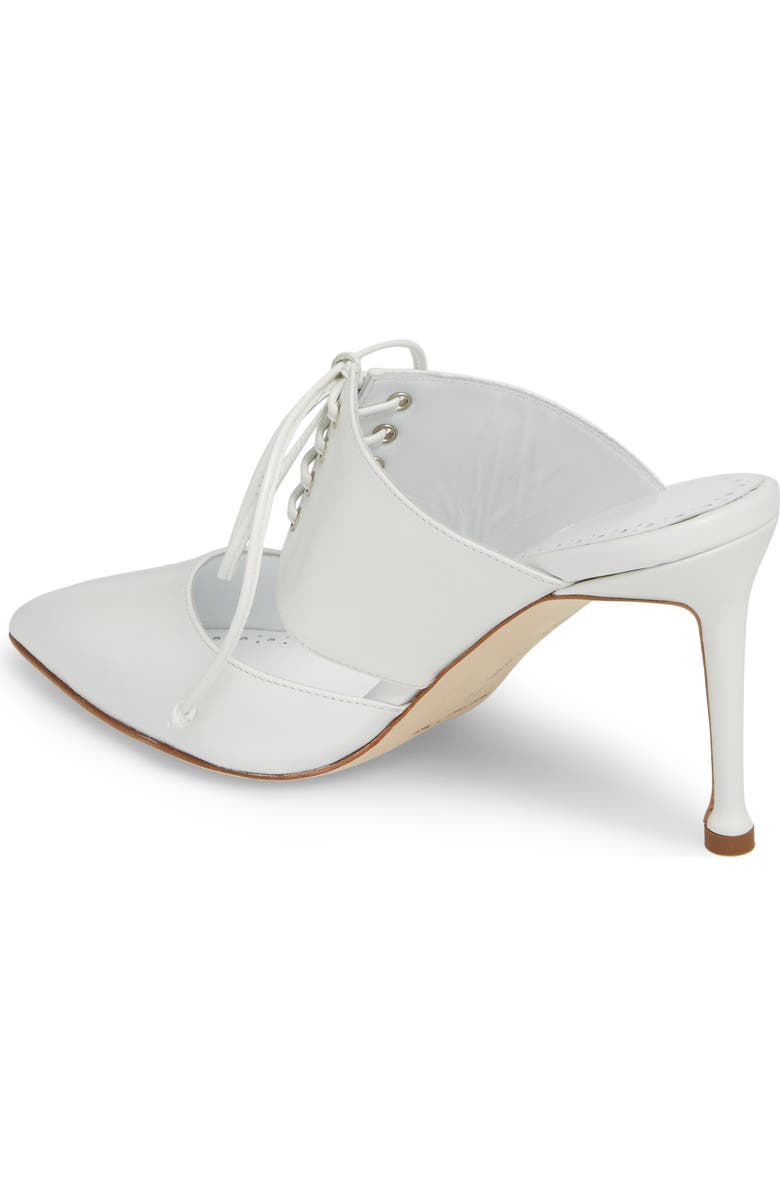 Manolo Blahnik Torinettamu Lace-Up Mule, Alternate, color,