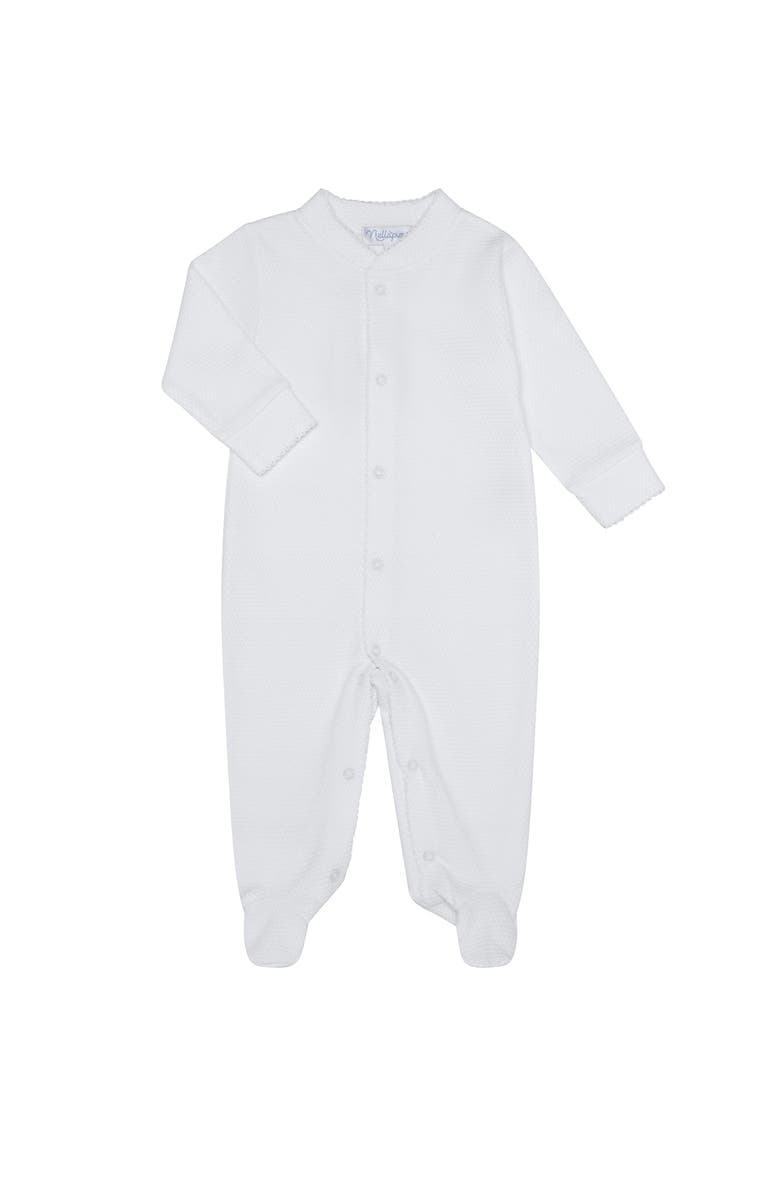 Nellapima White Bubble Baby Footie - Baby, Alternate, color, White