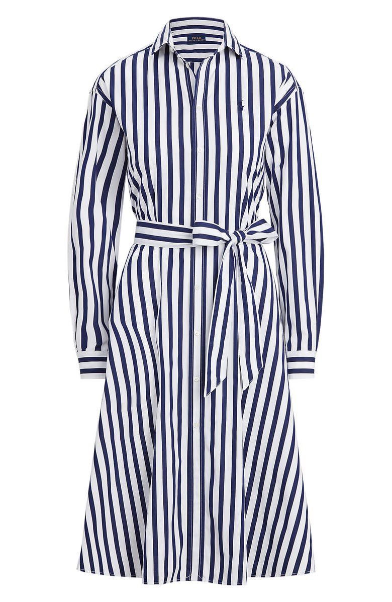 Polo Ralph Lauren Stripe Cotton Shirtdress, Alternate, color, 