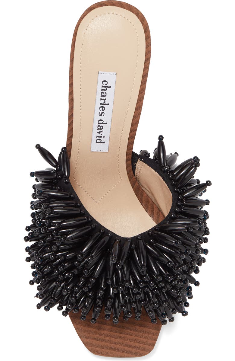 Charles David Hottie Beaded Mule Sandal, Alternate, color,