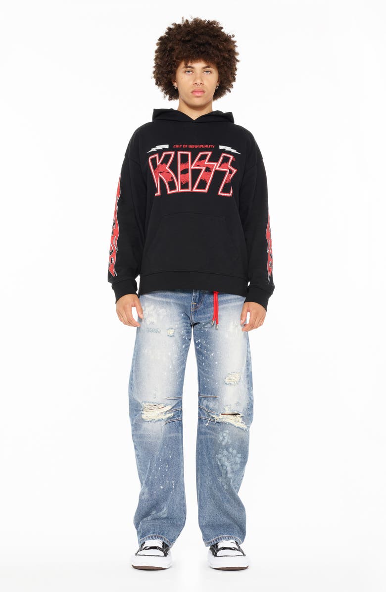 Cult of Individuality Graphic Sweatshirt, Alternate, color, Black