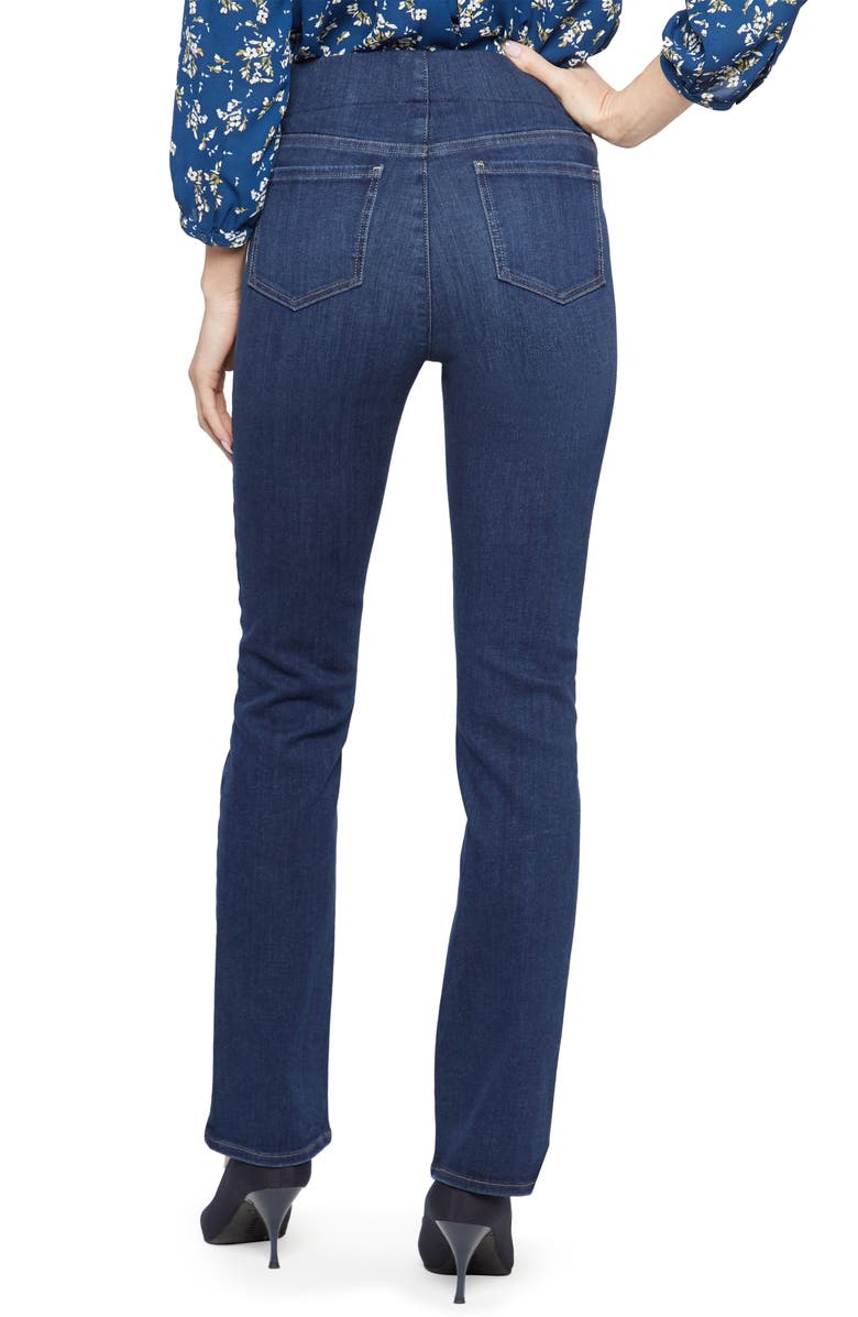 NYDJ Marilyn Pull-On Straight Leg Jeans, Alternate, color, Blue Star