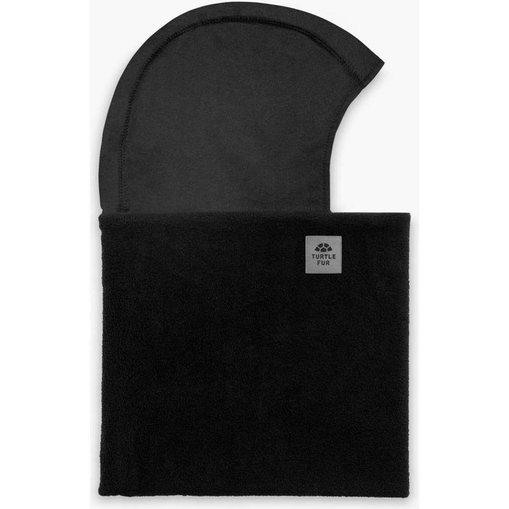 Turtle Fur Fleece Shellaclava Balaclava In Black