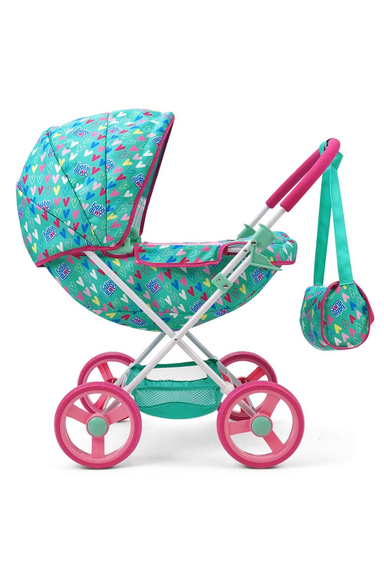 Deluxe Classic Doll Pram, Alternate, color, Multicolored