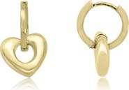 The Lovery Fine Jewelry Heart Huggie Hoop Earrings