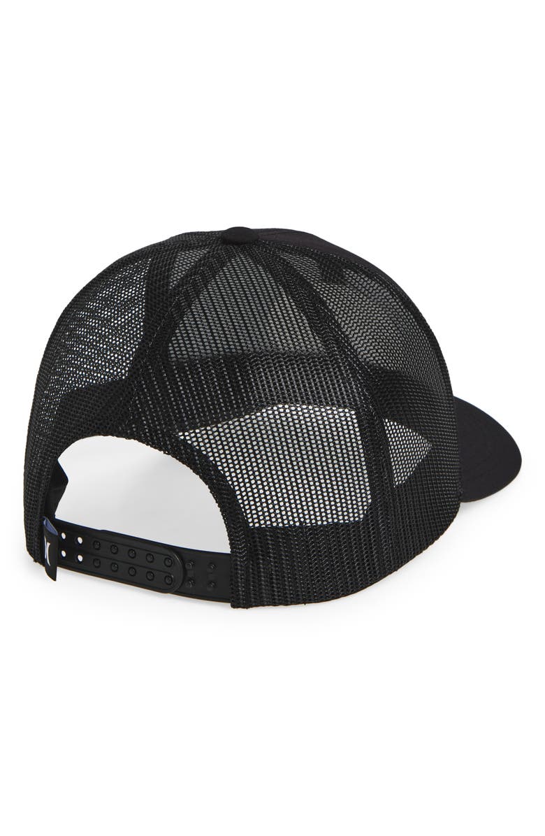 Hurley Beach Break Patch Trucker Hat, Alternate, color, Black 2